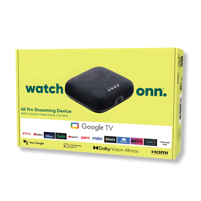 Google TV Watch Onn 4K Pro